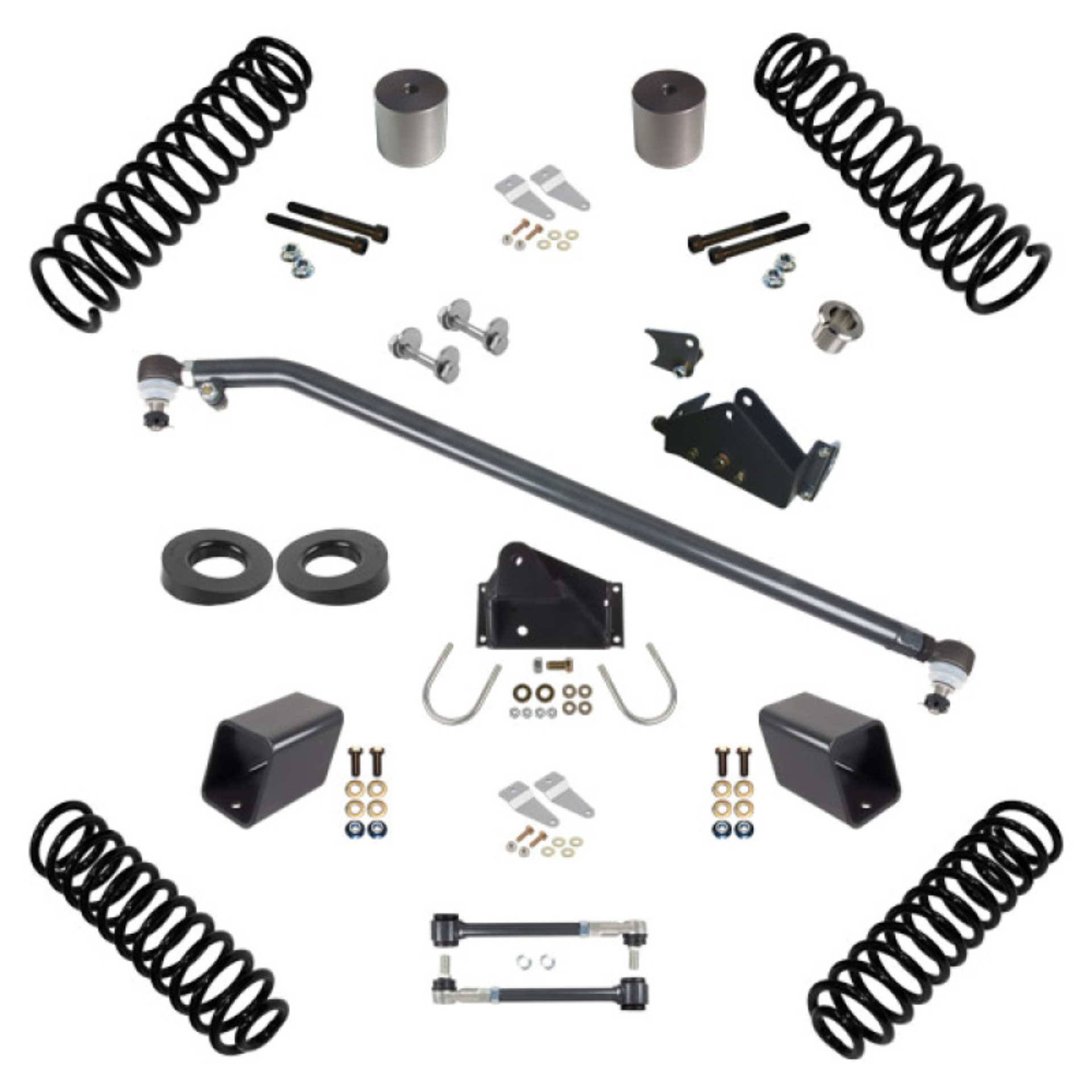 Picture of Synergy 07-18 Jeep Wrangler JKU 4 DR 3.0in Lift Stage 1.5 Suspension System