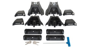 Picture of Rhino-Rack 14-19 Toyota Corolla 4 Door Sedan Vortex 2500 2 Bar Roof Rack - Black
