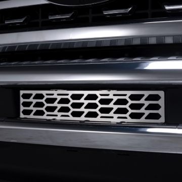 Picture of Putco 23-24 Ford F250/F350 Super Duty Hex Shield Design Bumper Grille Inserts - Polished SS