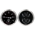 Picture of Auto Meter Old Tyme Black Quad & Tach/Speedo 5in. - 2 Pc.