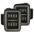 Picture of AlphaRex 19-24 Jeep Gladiator JT Nova-Series Prismatic LED Tail Lights - Alpha-Black