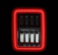 Picture of AlphaRex 19-24 Jeep Gladiator JT Nova-Series Prismatic LED Tail Lights - Chrome