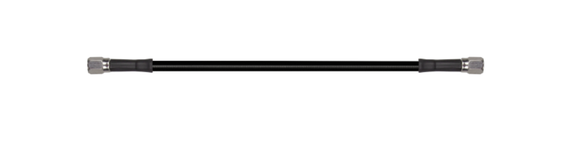 Picture of Goodridge 28in Universal Brake Line Assembly w/SS Fittings & Black Hose