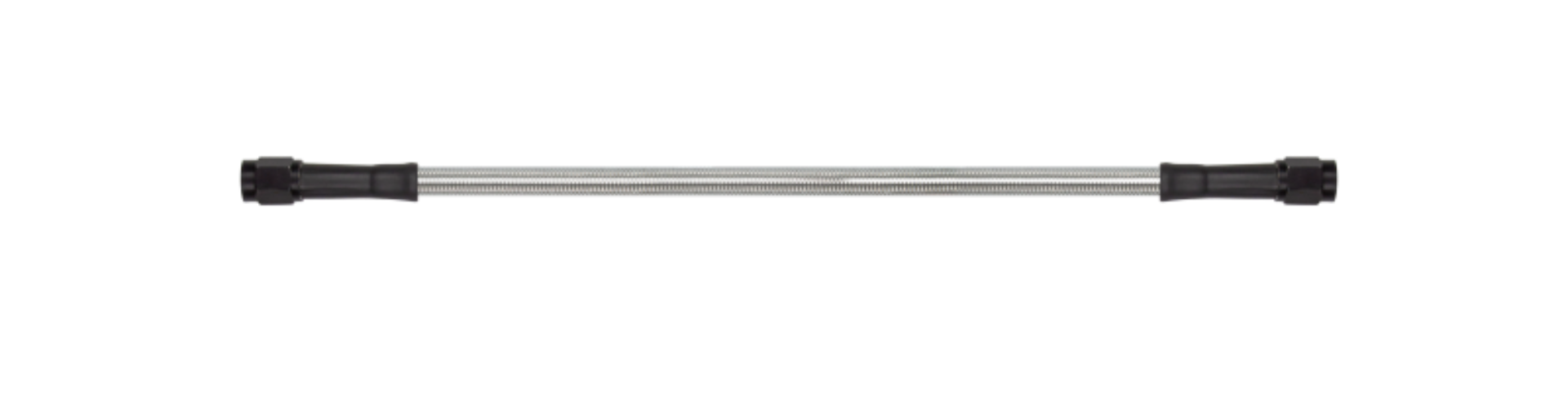 Picture of Goodridge 30in Universal Brake Line Assembly w/Black Zinc Fittings & Clear Hose