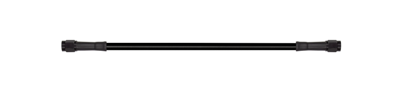 Picture of Goodridge 66in Universal Brake Line Assembly w/Black Zinc Fittings & Black Hose