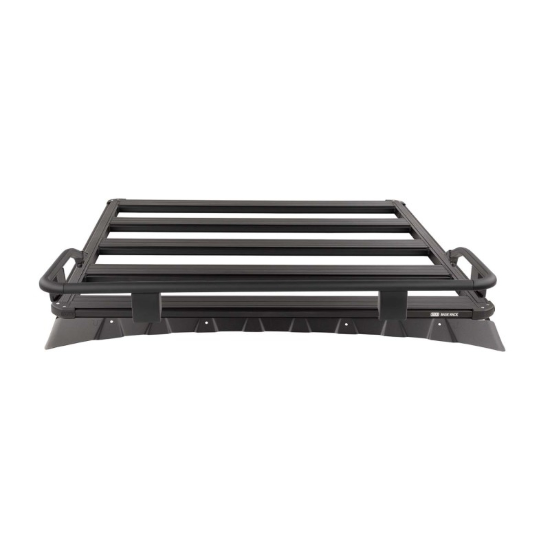 Picture of ARB 16-22 Toyota Tacoma 49in x 45in BASE Rack Kit with Front 1/4 Guard Rail & Deflector