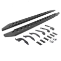 Picture of Go Rhino 05-22 Toyota Tacoma DC 4DR RB20 Slim Running Boards Kit (Incl. Brackets) - Tex. Blk