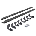 Picture of Go Rhino 07-21 Toyota Tundra DC 4DR RB10 Slim Running Boards Kit (Incl. Brackets) - Tex. Blk