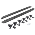 Picture of Go Rhino 18-22 Jeep Wrangler JLU 4DR RB10 Slim Running Boards Kit (Incl. Brackets) - Tex. Blk