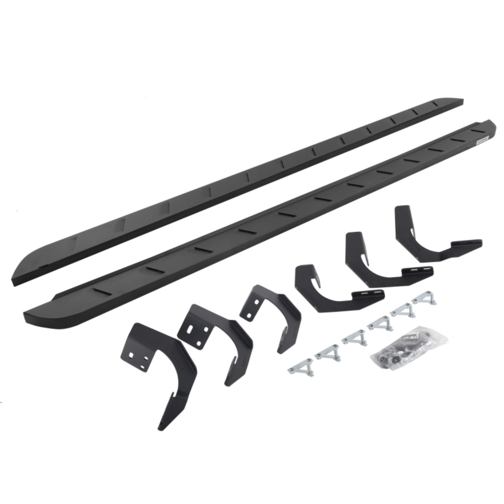Picture of Go Rhino 15-22 Ram 1500 QC 4DR (Clssc Bdy) RB10 Slim Running Boards Kit (Incl. Brackets) - Tex. Blk