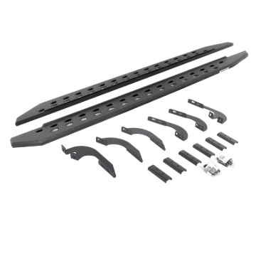 Picture of Go Rhino 05-22 Toyota Tacoma DC 4DR RB20 Slim Running Boards Kit (Incl. Brackets) - Bedliner Coating