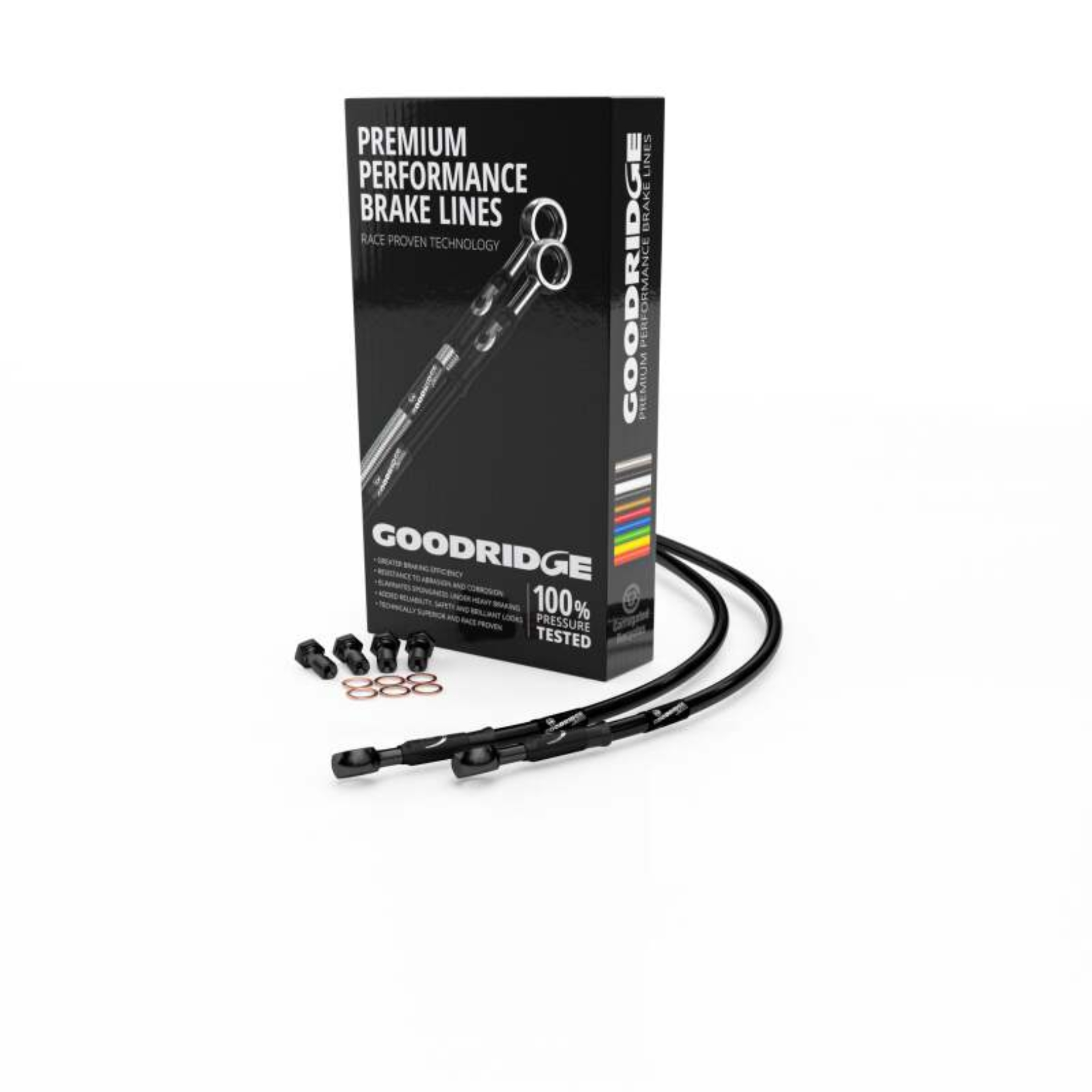 Picture of Goodridge 17-20 HD-FLH Multi Model Black Clutch Line w/Black Fitting