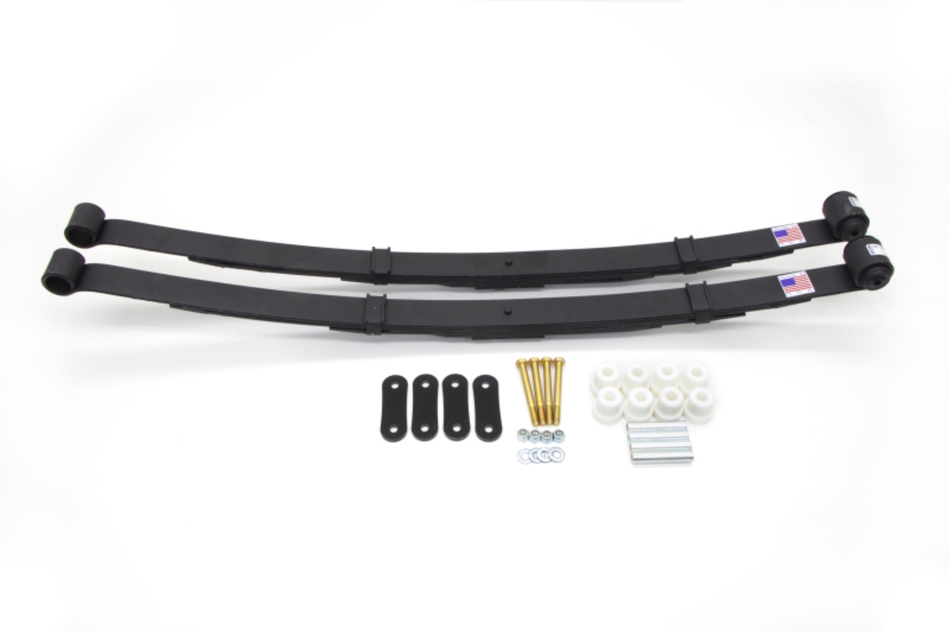 Picture of UMI Performance 70-81 GM F-Body Rear 2in Leaf Springs Shackle Kit - Delrin