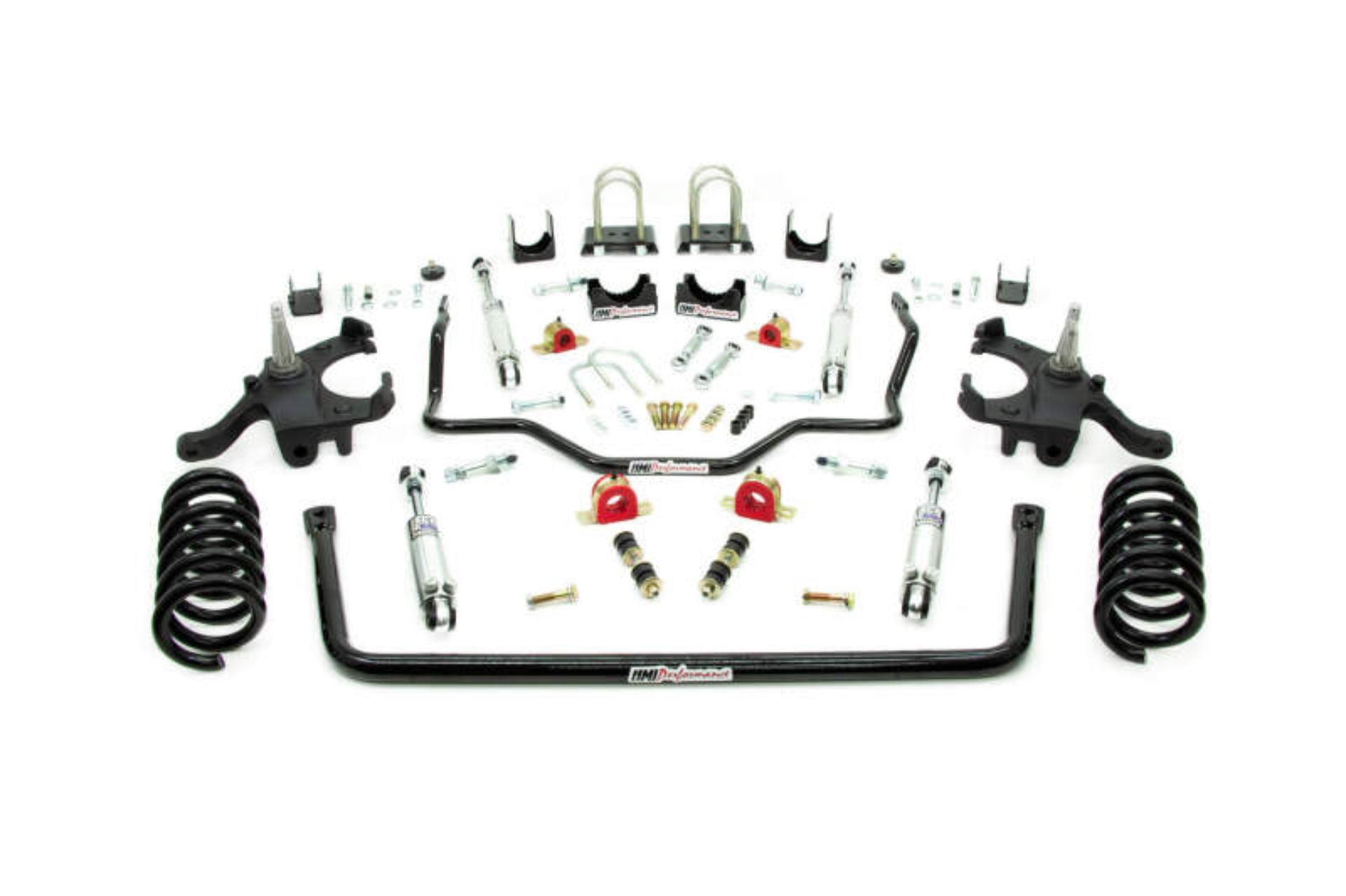 Picture of UMI Performance 73-87 GM C10 Handling and Lowering Kit Stage 2.5 4.5in F/6in R Viking Shocks - Black