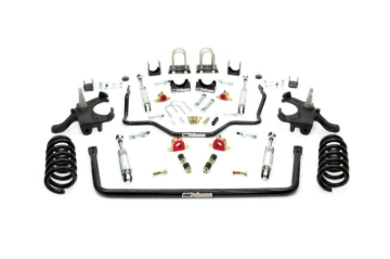 Picture of UMI Performance 73-87 GM C10 Handling and Lowering Kit Stage 2.5 4.5in F/6in R Viking Shocks - Black