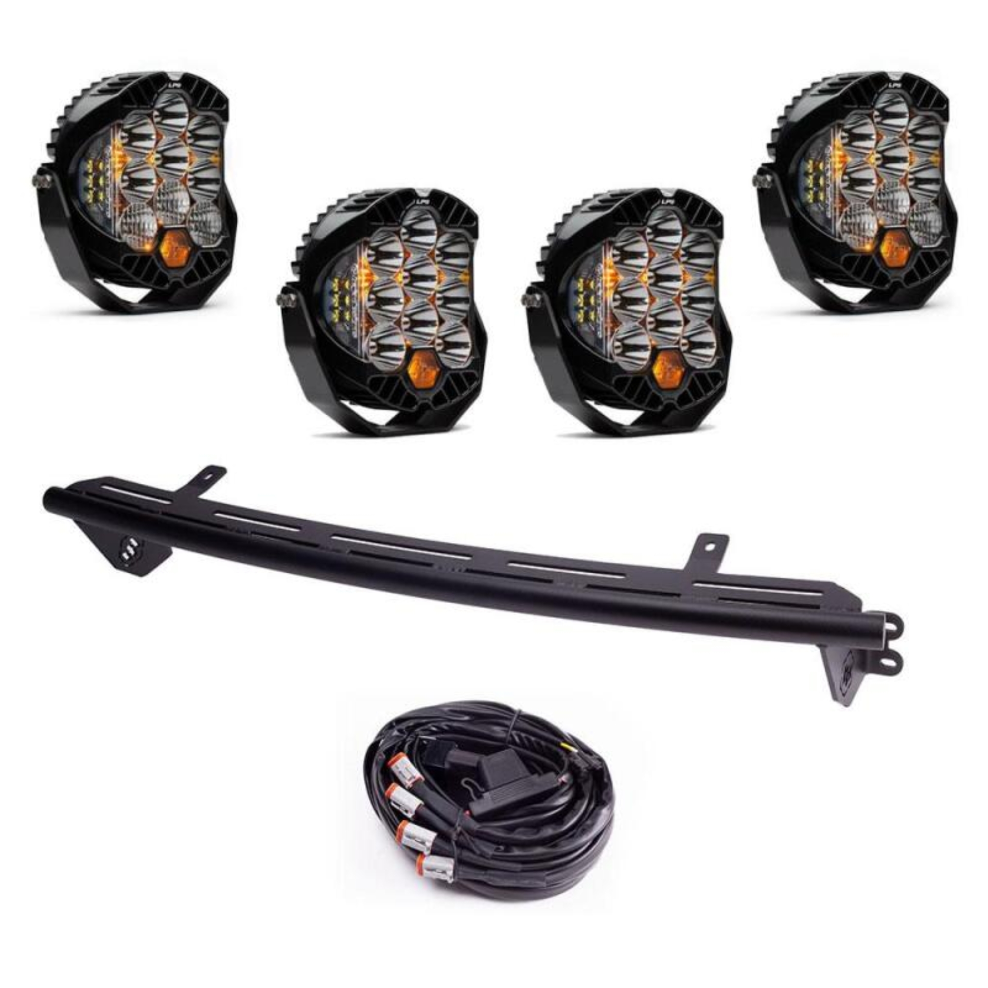 Picture of Baja Designs 23+ Ford Super Duty LP9 Bull Bar Light Kit w/Upfitter