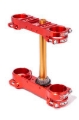 Picture of XTrig 18-19 GasGas EC/XC 200-300/ GP 250-300 ROCS Tech Triple Clamp 22.5 mm. Offset M12 - Red