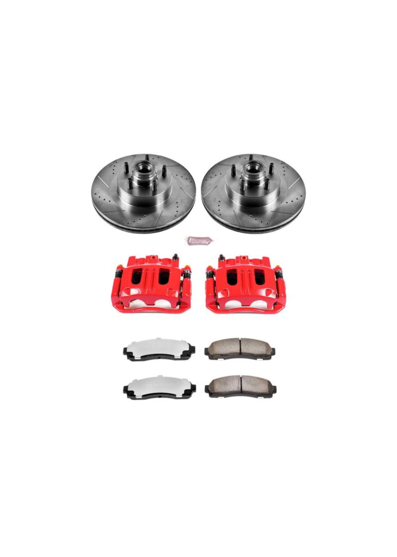 Picture of Power Stop 03-05 Ford Explorer Sport Trac Front Z36 Truck & Tow Kit w/Cals