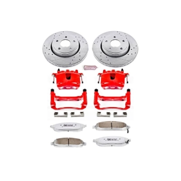 Picture of Power Stop 05-10 Jeep Gr& Cherokee Front Z26 Street Kit w/Cals