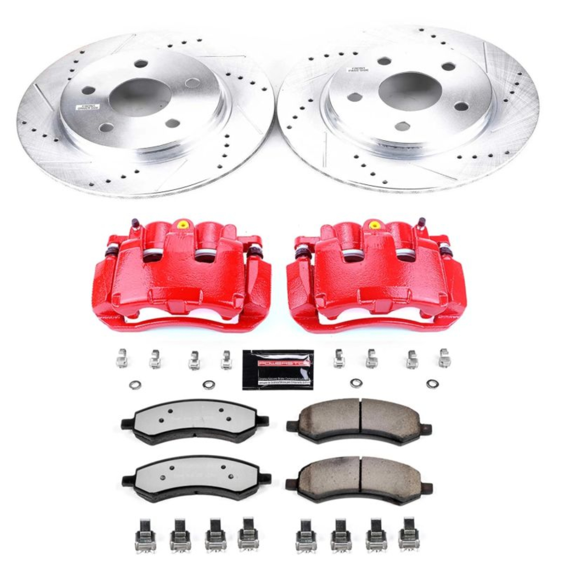 Picture of Power Stop 19-21 Ram 1500 Classic Front Z36 Truck & Tow Kit w/Cals