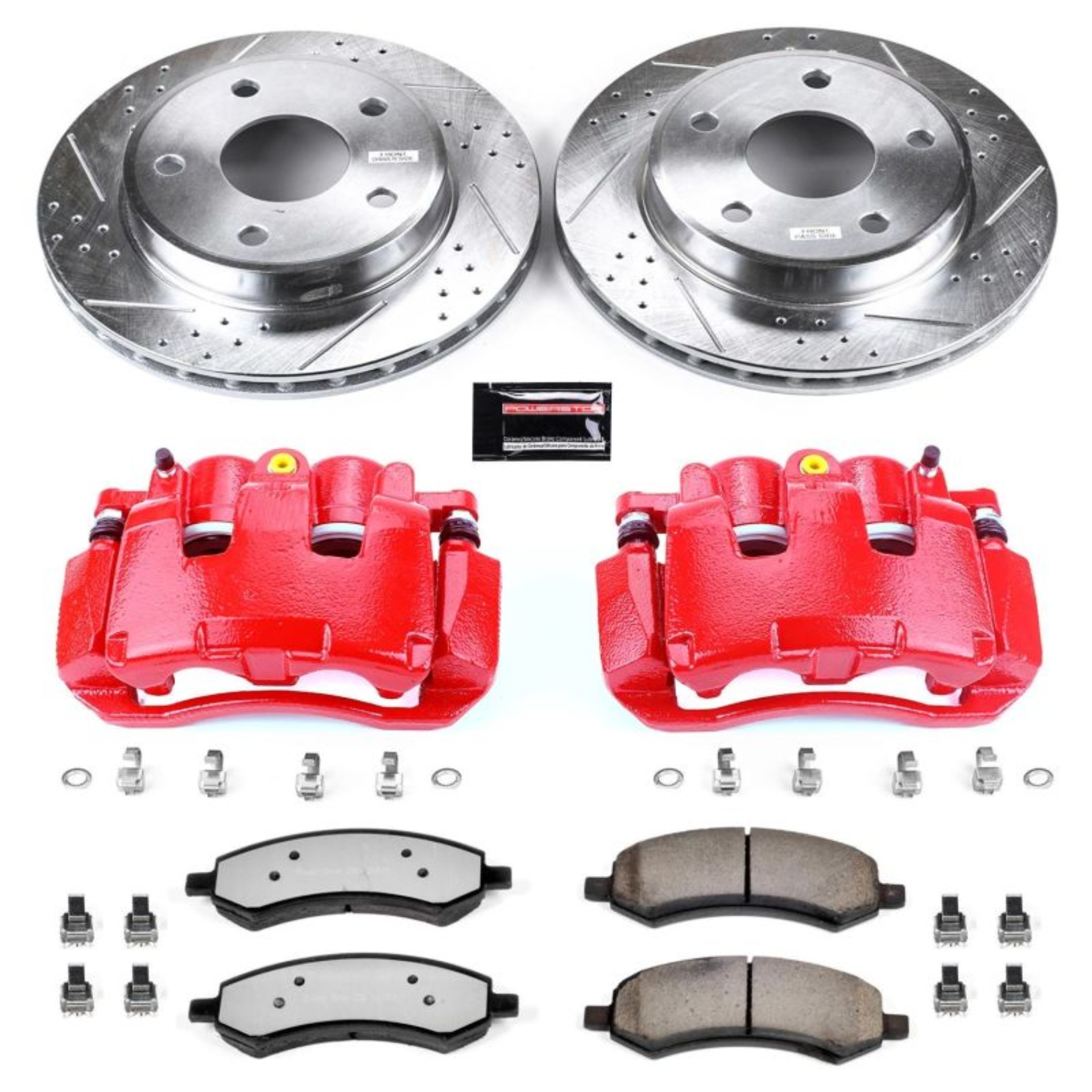 Picture of Power Stop 2011 Ram Dakota Front Z36 Truck & Tow Kit w/Cals