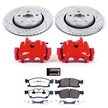 Picture of Power Stop 11-16 Jeep Gr& Cherokee Front Z36 Truck & Tow Kit w/Cals