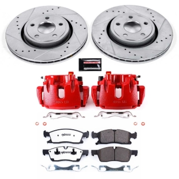 Picture of Power Stop 11-12 Jeep Gr& Cherokee Front Z36 Truck & Tow Kit w/Cals