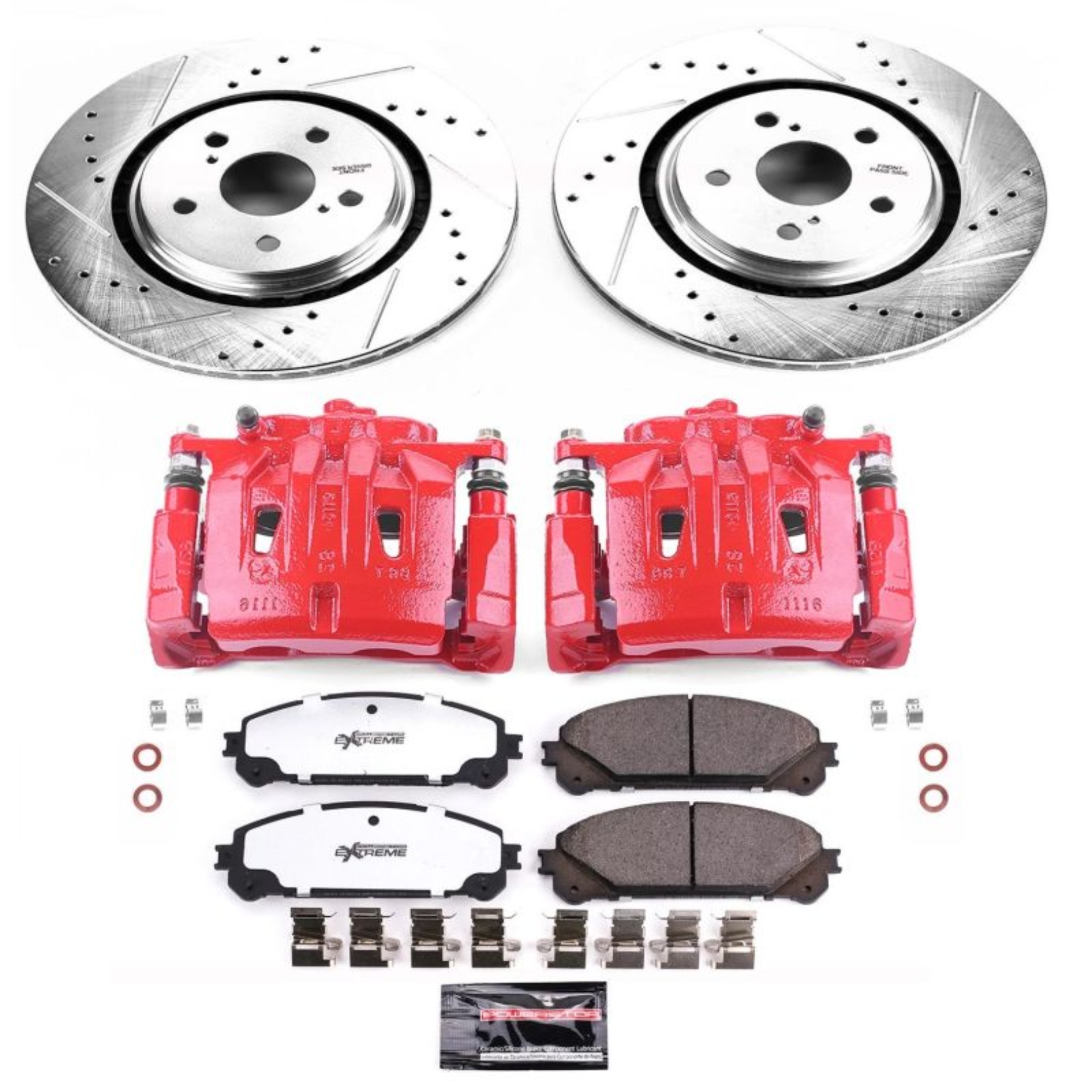 Picture of Power Stop 16-21 Lexus RX450h Front Z36 Truck & Tow Kit w/Cals