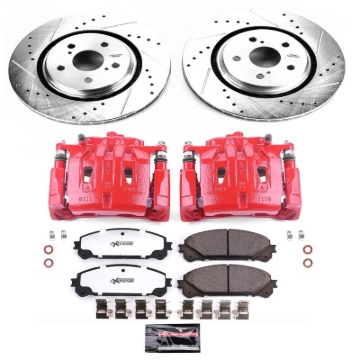 Picture of Power Stop 16-21 Lexus RX450h Front Z36 Truck & Tow Kit w/Cals