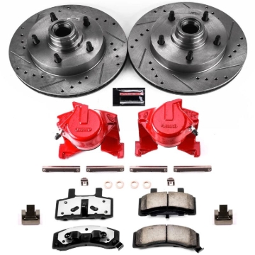 Picture of Power Stop 87-93 Ford F-150 Front Z36 Truck & Tow Kit w/Cals