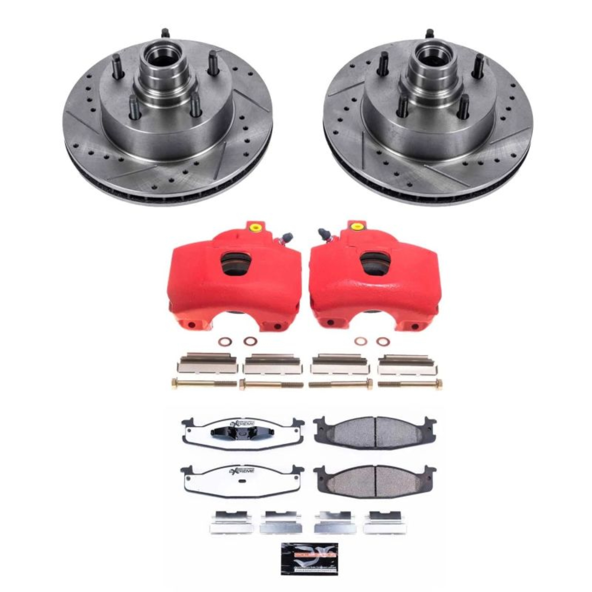 Picture of Power Stop 94-96 Ford F-150 Front Z36 Truck & Tow Kit w/Cals