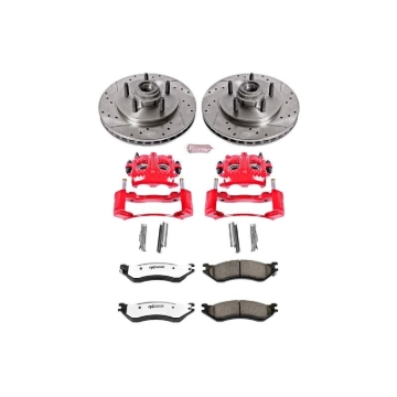 Picture of Power Stop 00-02 Lincoln Navigator Front Z36 Truck & Tow Kit w/Cals