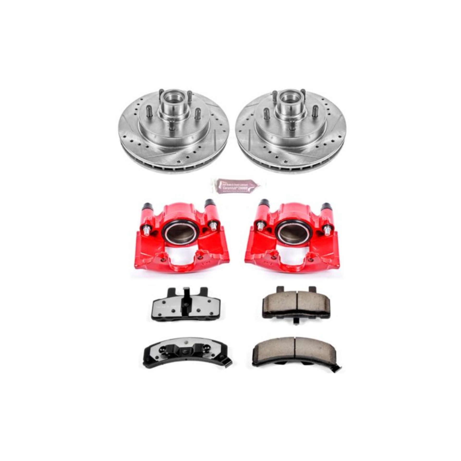 Picture of Power Stop 92-99 GMC Yukon Front Z36 Truck & Tow Kit w/Cals