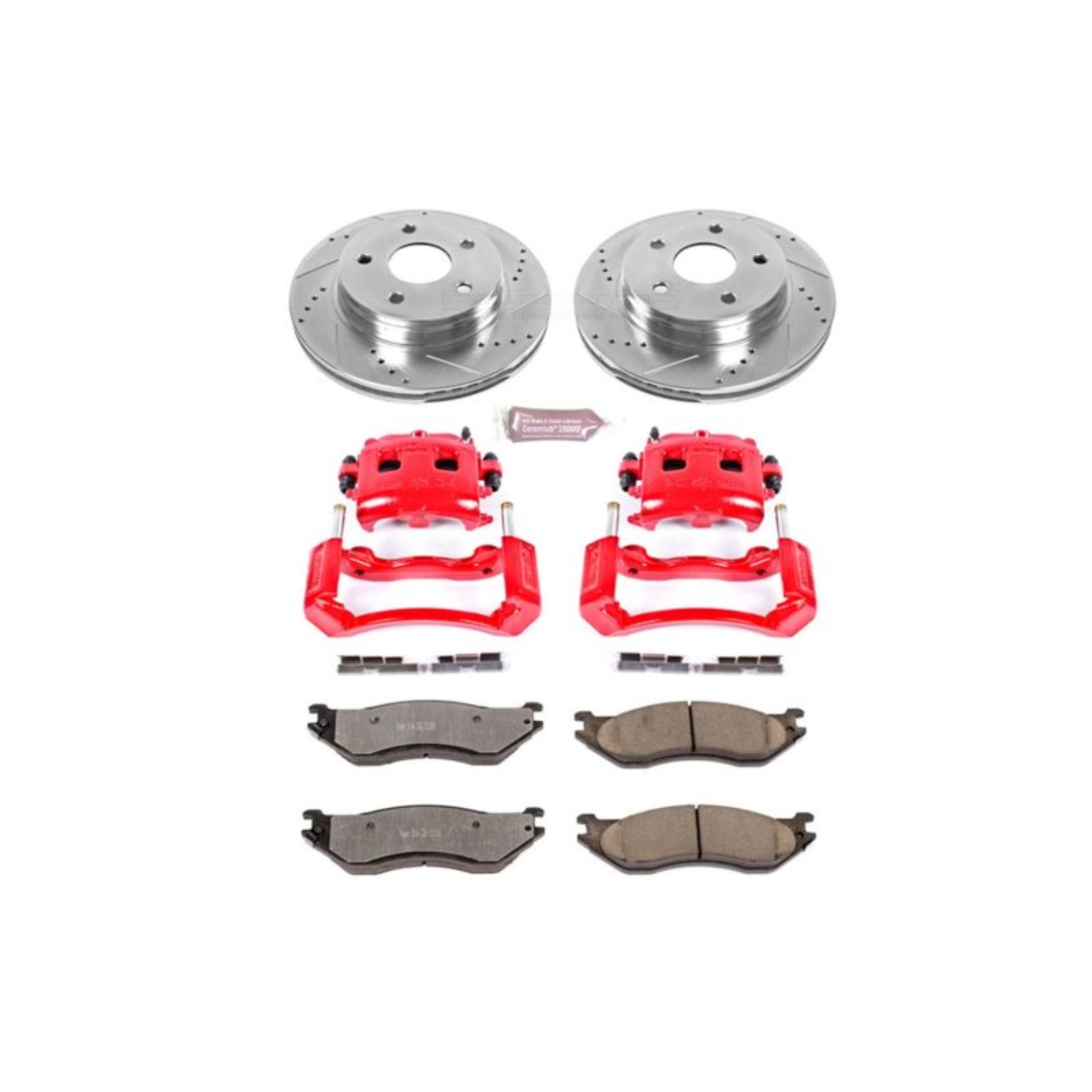 Picture of Power Stop 2002 Dodge Ram 1500 Front Z36 Truck & Tow Kit w/Cals