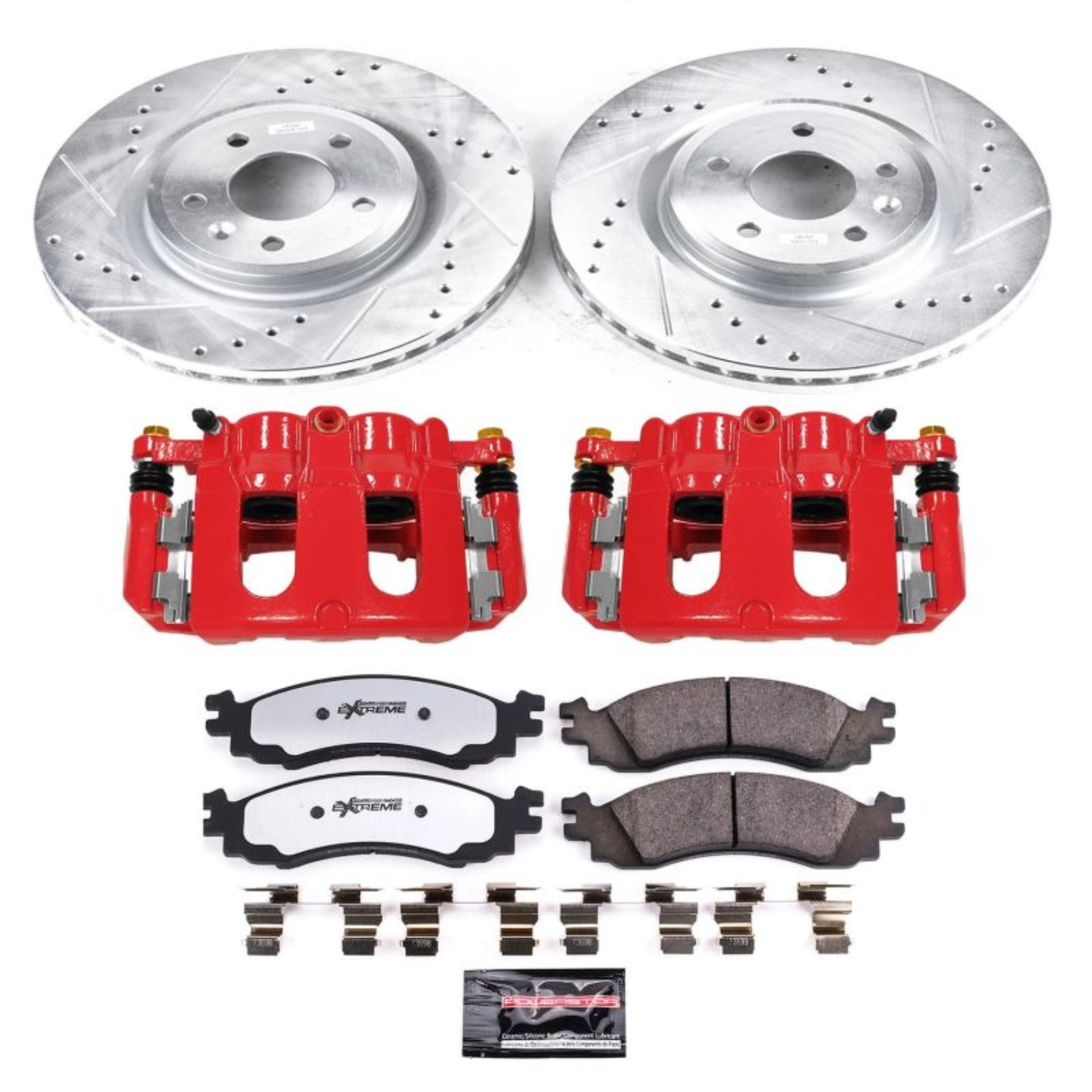 Picture of Power Stop 2010 Ford Taurus Front Z36 Truck & Tow Kit w/Cals