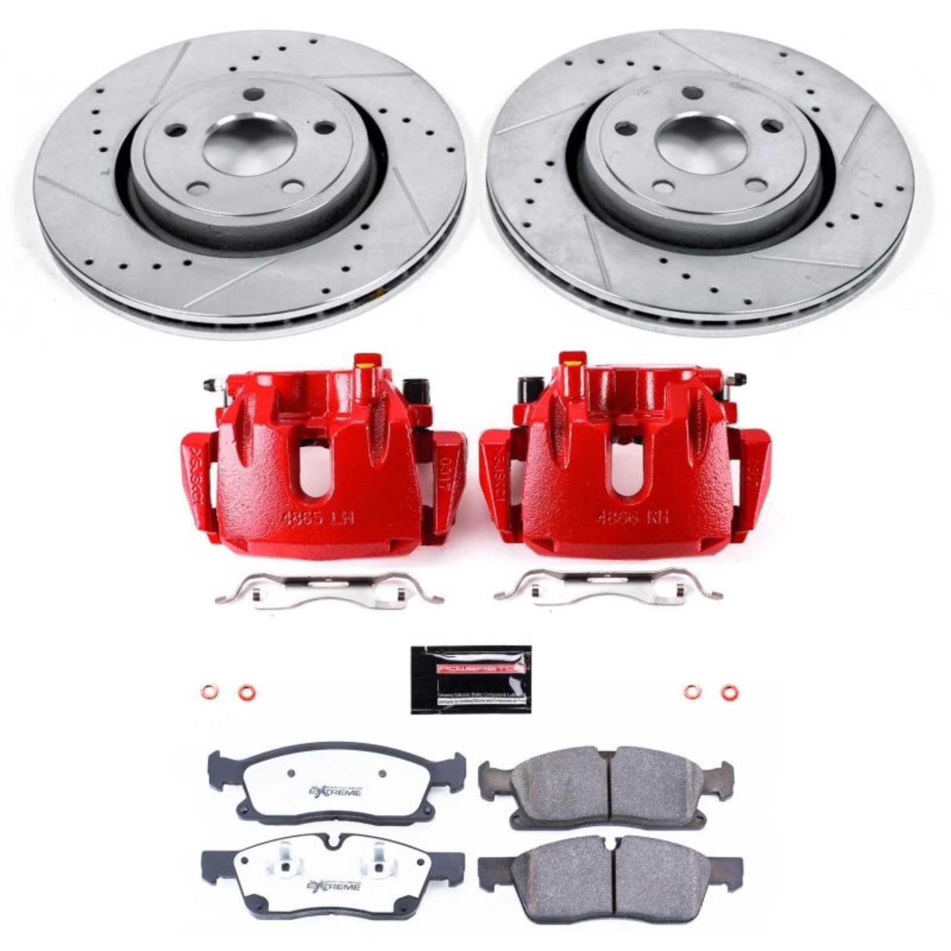 Picture of Power Stop 13-15 Jeep Grand Cherokee Front Z36 Truck & Tow Kit w/Cals