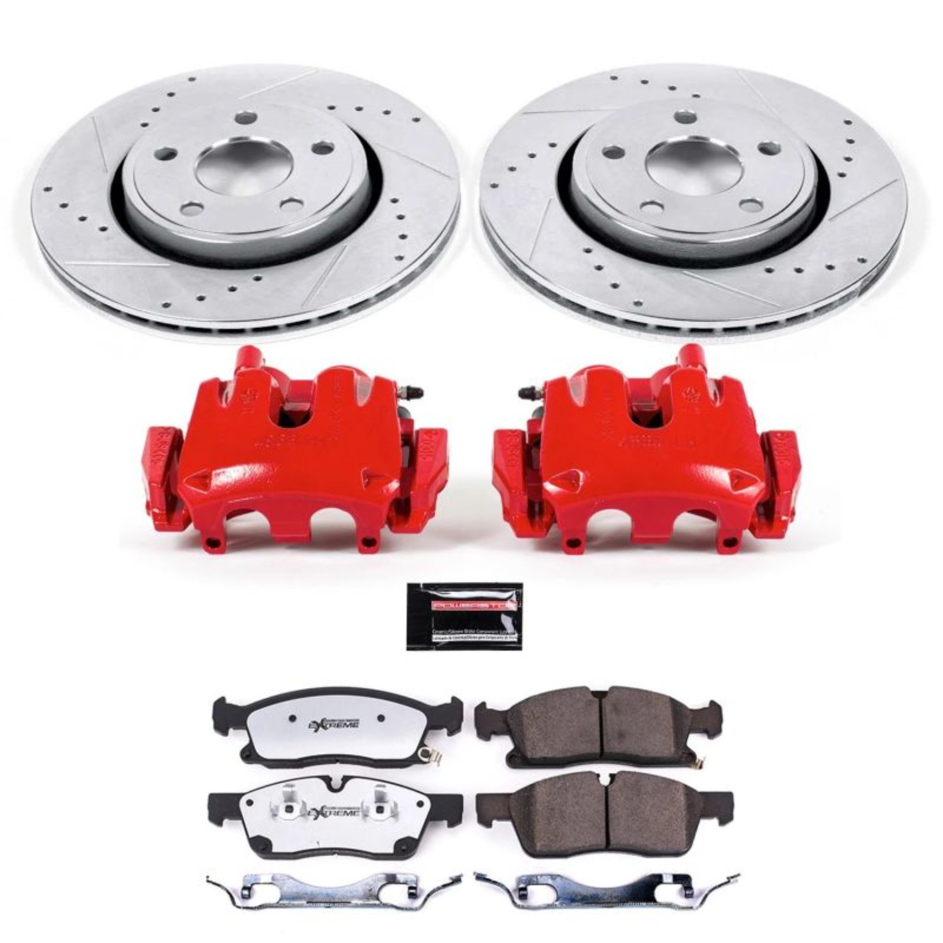 Picture of Power Stop 17-20 Jeep Grand Cherokee Front Z36 Truck & Tow Kit w/Cals