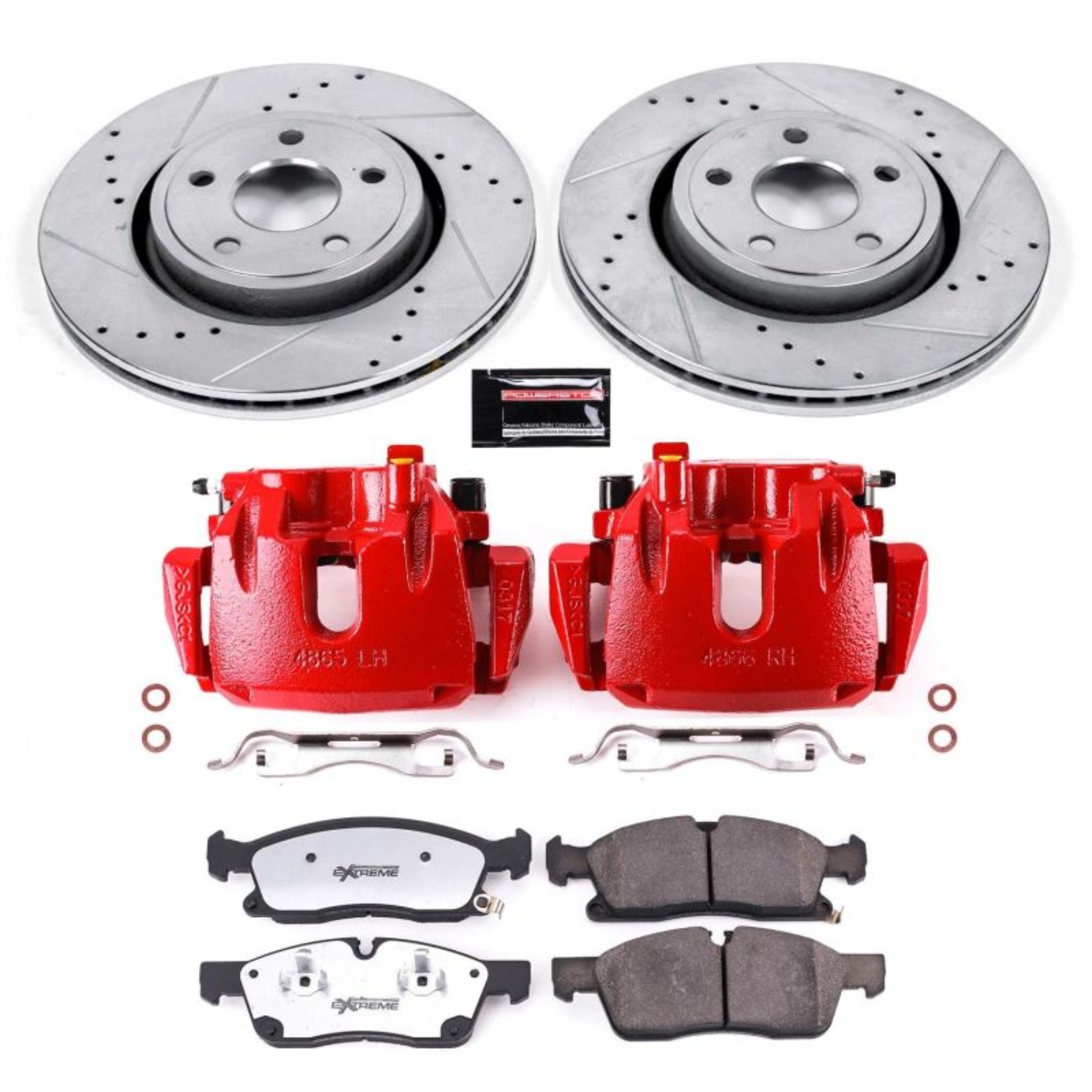 Picture of Power Stop 16-20 Jeep Grand Cherokee Front Z36 Truck & Tow Kit w/Cals
