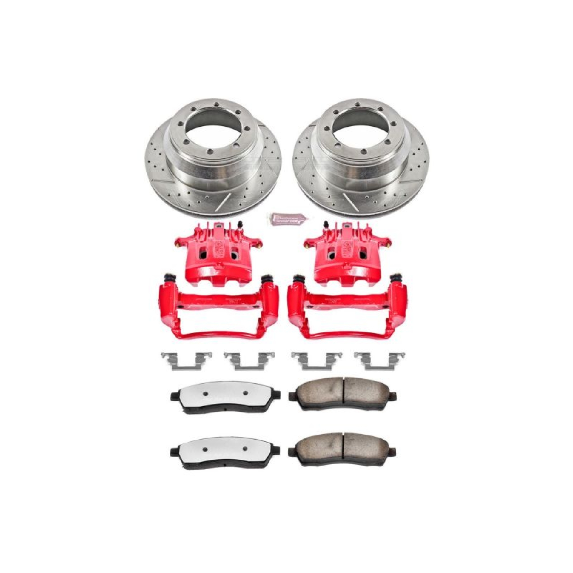 Picture of Power Stop 99-00 Ford F-350 Super Duty Rear Z36 Truck&Tow Kit w/Cals