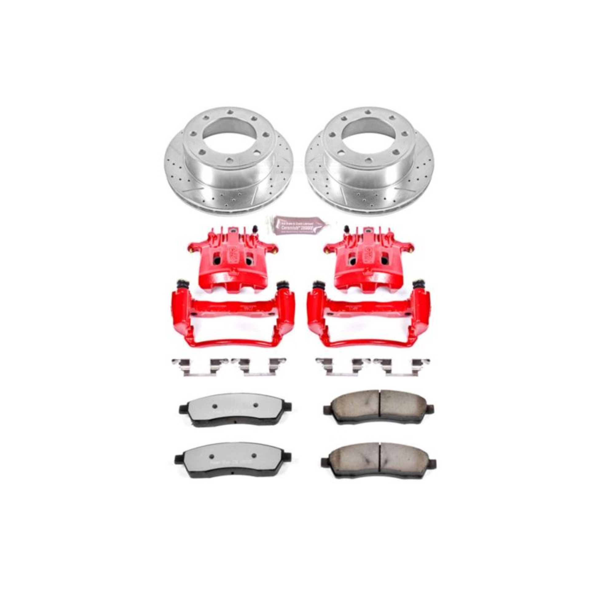 Picture of Power Stop 99-00 Ford F-350 Super Duty Rear Z36 Truck&Tow Kit w/Cals