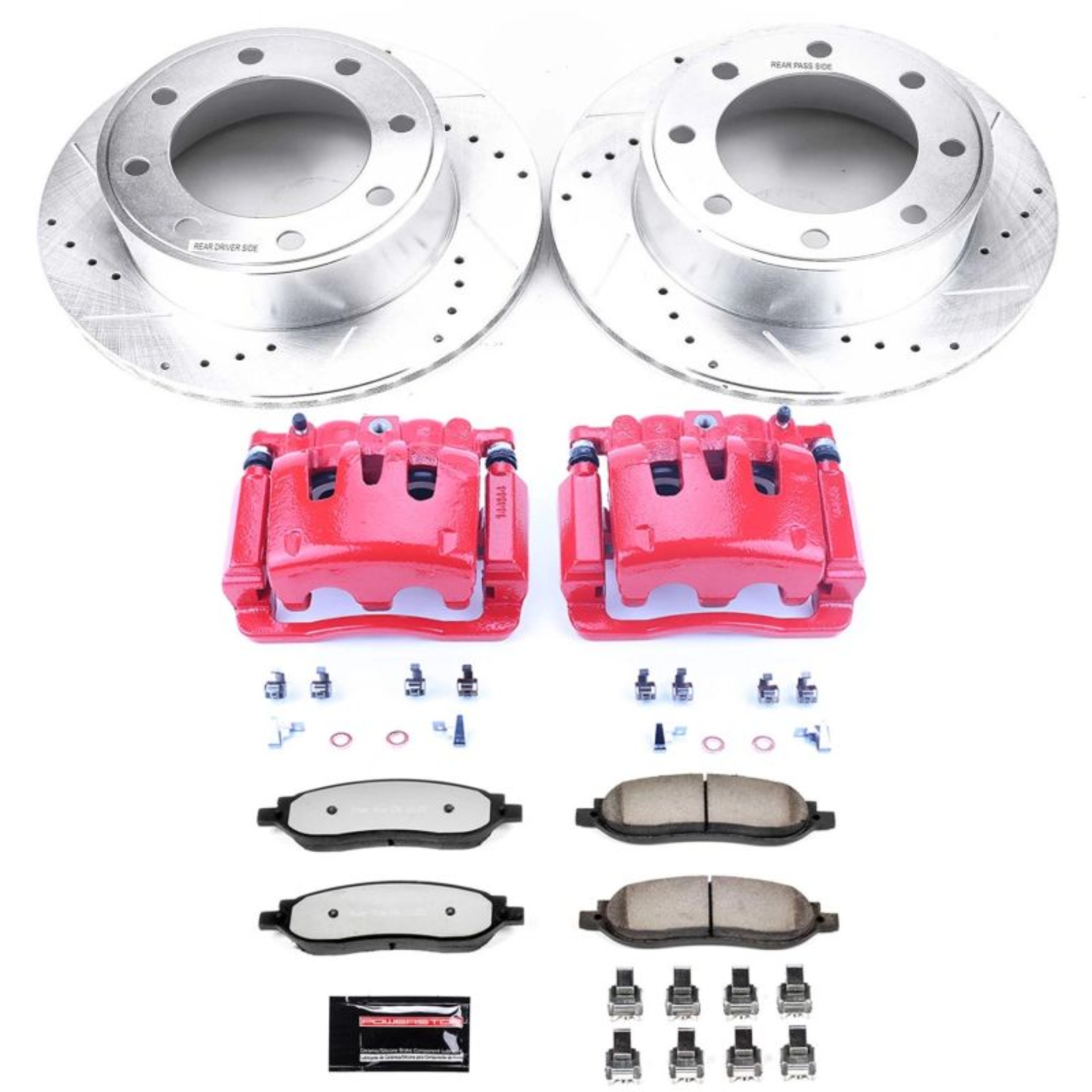 Picture of Power Stop 05-07 Ford F-350 Super Duty Rear Z36 Truck&Tow Kit w/Cals