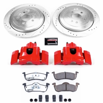 Picture of Power Stop 13-19 Lincoln MKT Rear Z36 Truck&Tow Kit w/Cals