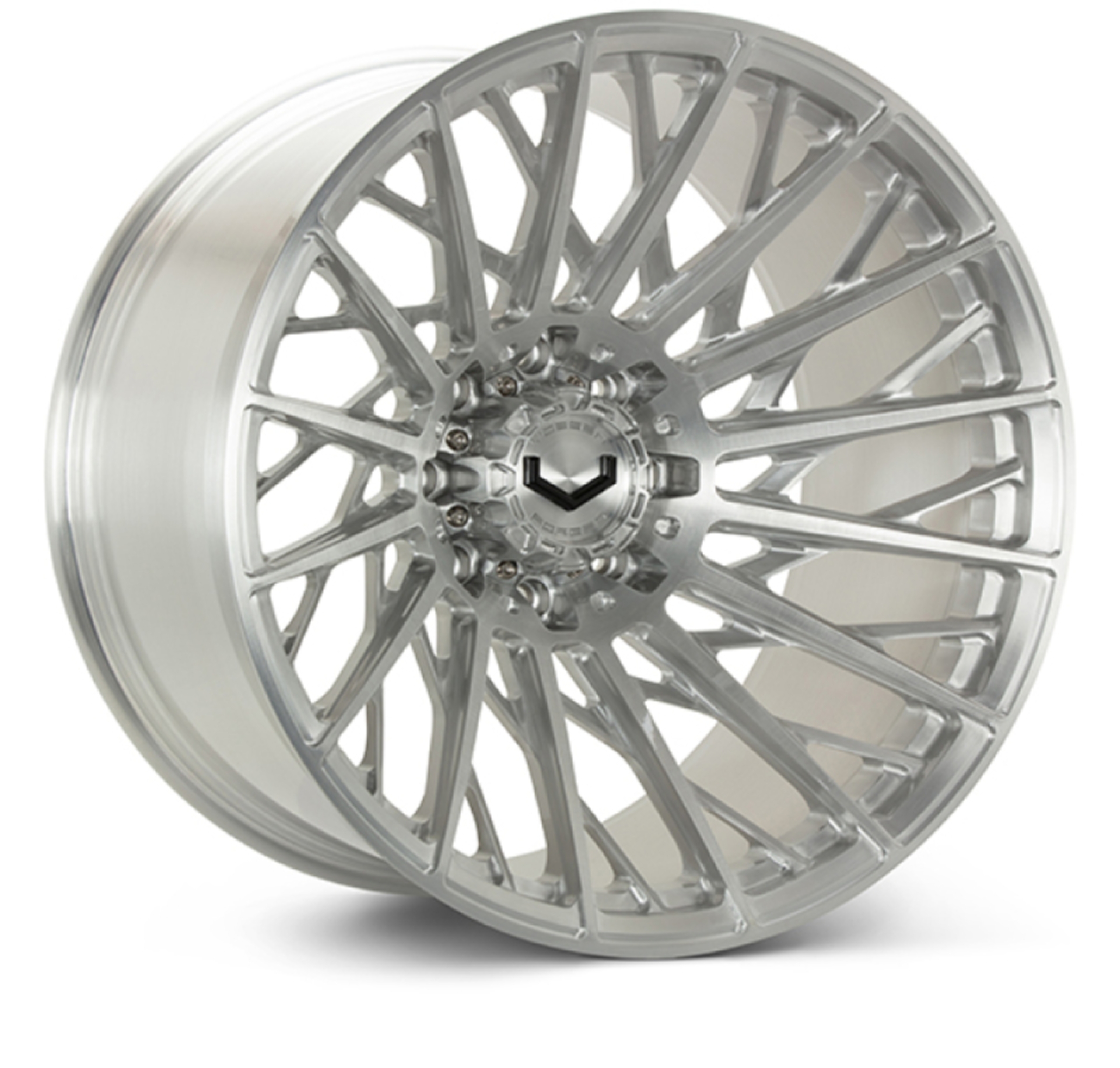 Picture of Vossen VFX-02T 24x10 - 8x180 - ET+15 - Deep - 124.3 - Brushed Gloss Clear Wheel