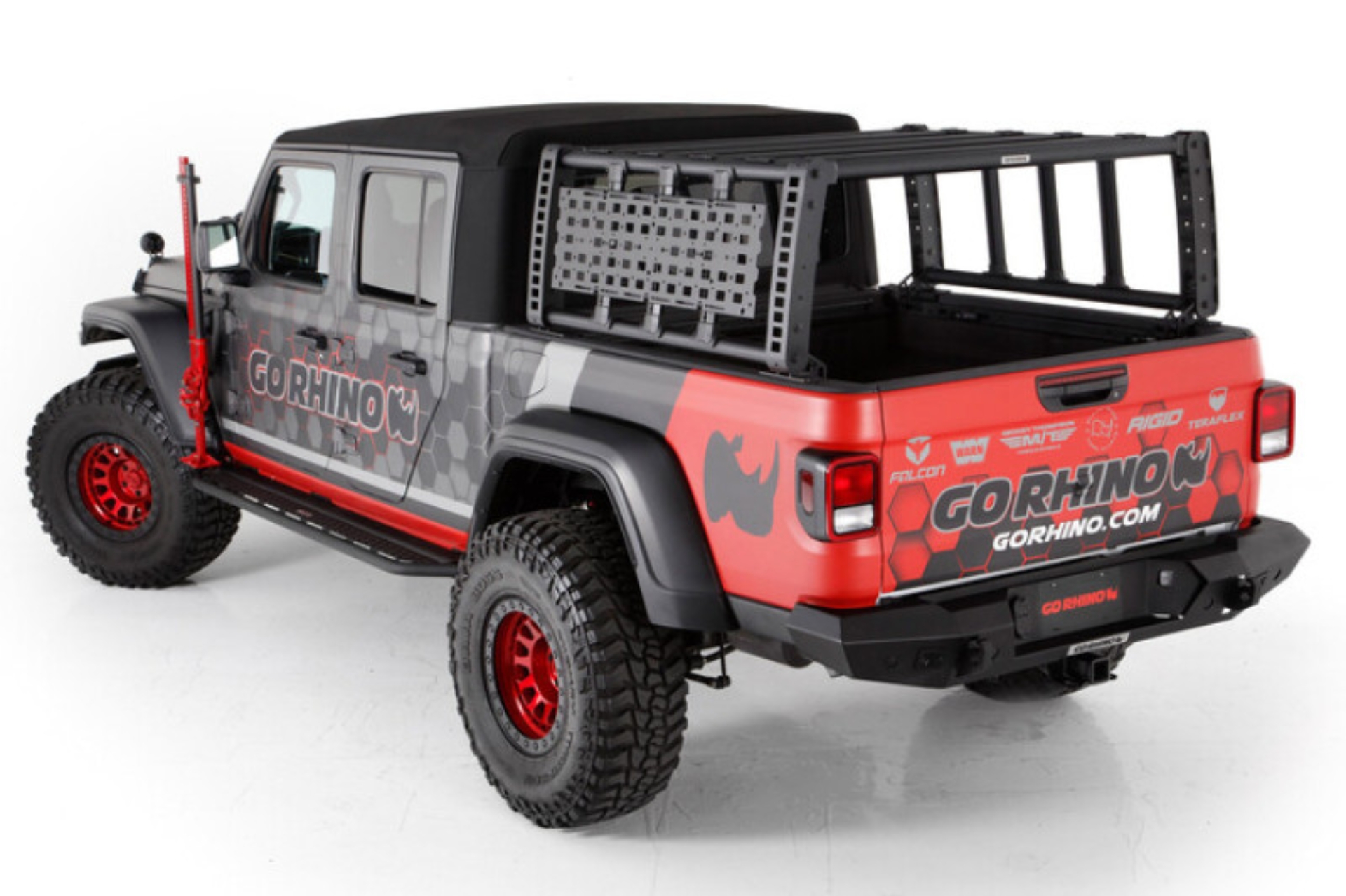 Picture of Go Rhino 19-21 Jeep Gladiator XRS Overland Xtreme Rack - Black