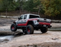 Picture of Bushwacker 20-24 Jeep Gladiator Flat Style Flares Rear 2pc - Black