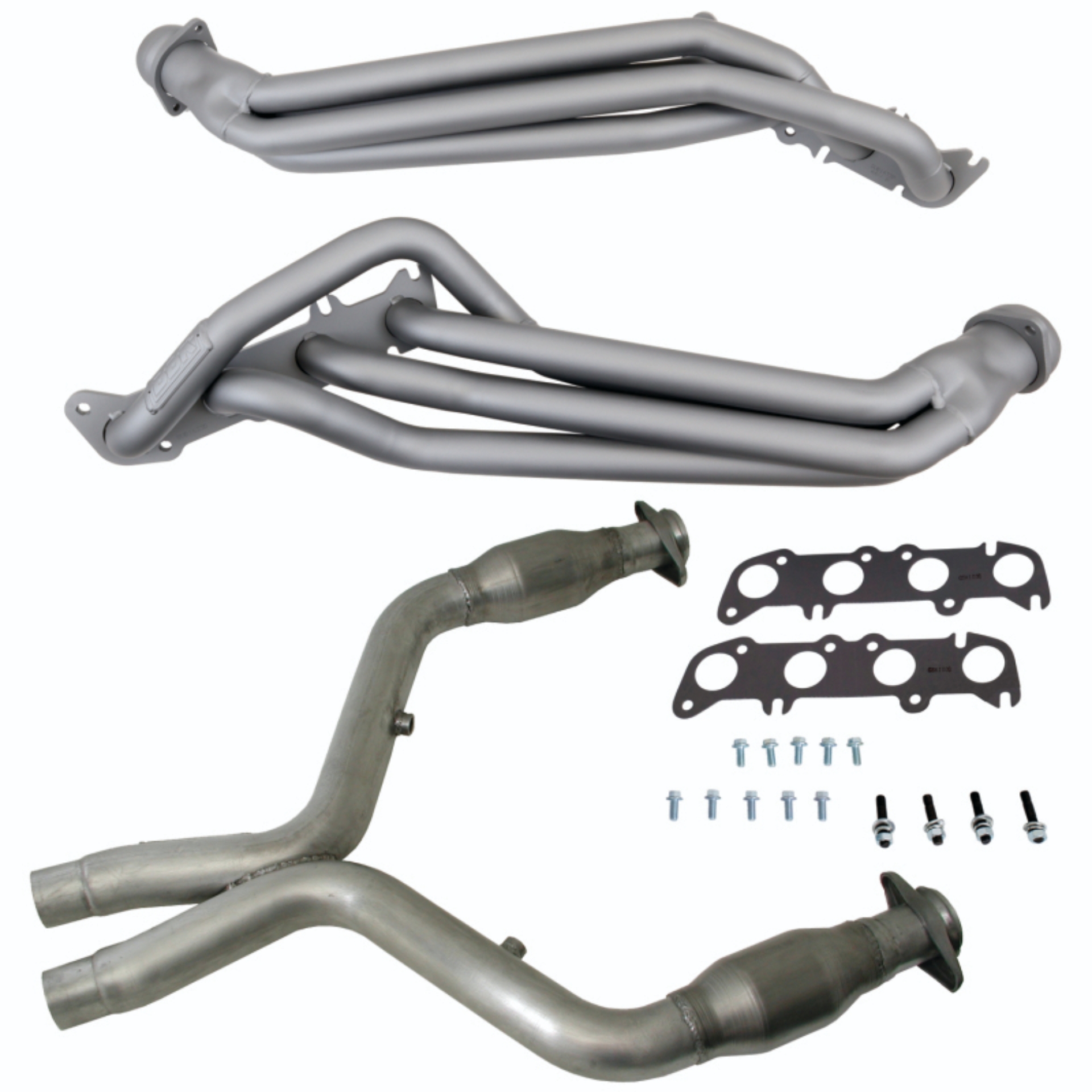 Picture of BBK 11-14 Ford Mustang GT 1-3/4 Long Tube Headers w/High Flow Catted X-Pipe (Ti Ceramic)