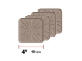 Picture of WeatherTech Drink Coasters 4in. Square - Terracotta (4pc Set)