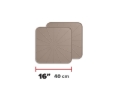 Picture of WeatherTech Plant Mats/Coasters 16in. Square - Tan (2pc Set)