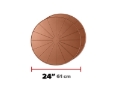 Picture of WeatherTech Project Mats 24in. Round - Terracotta (2pc Set)