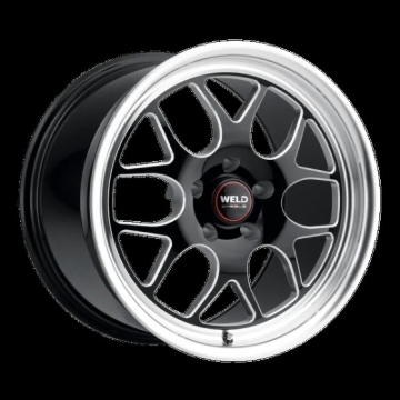 Picture of Weld Solana Drag 17x10 / 5x114.3 BP / ET0 / 78.1mm Bore - Gloss Black MIL DIA Wheel
